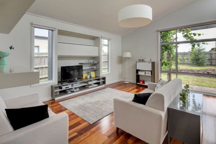 Interior of modern lounge room