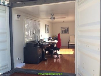 Container home office